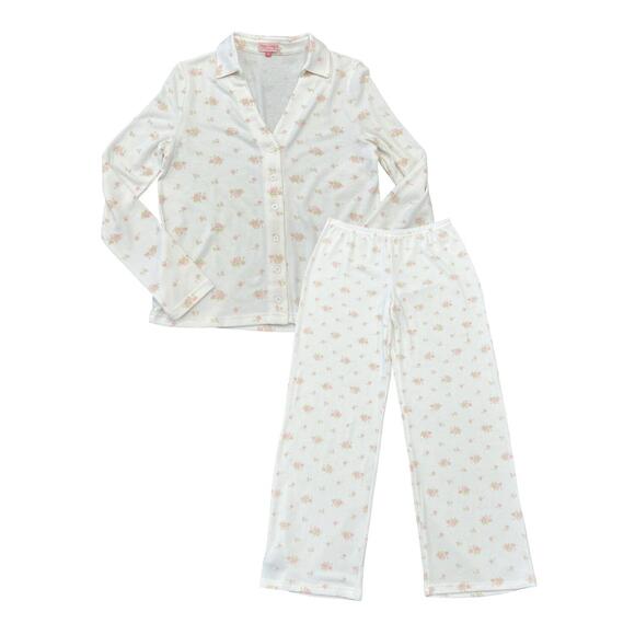 NEW THE HAPPY CAMP3R women's mia lounge set in garden confetti